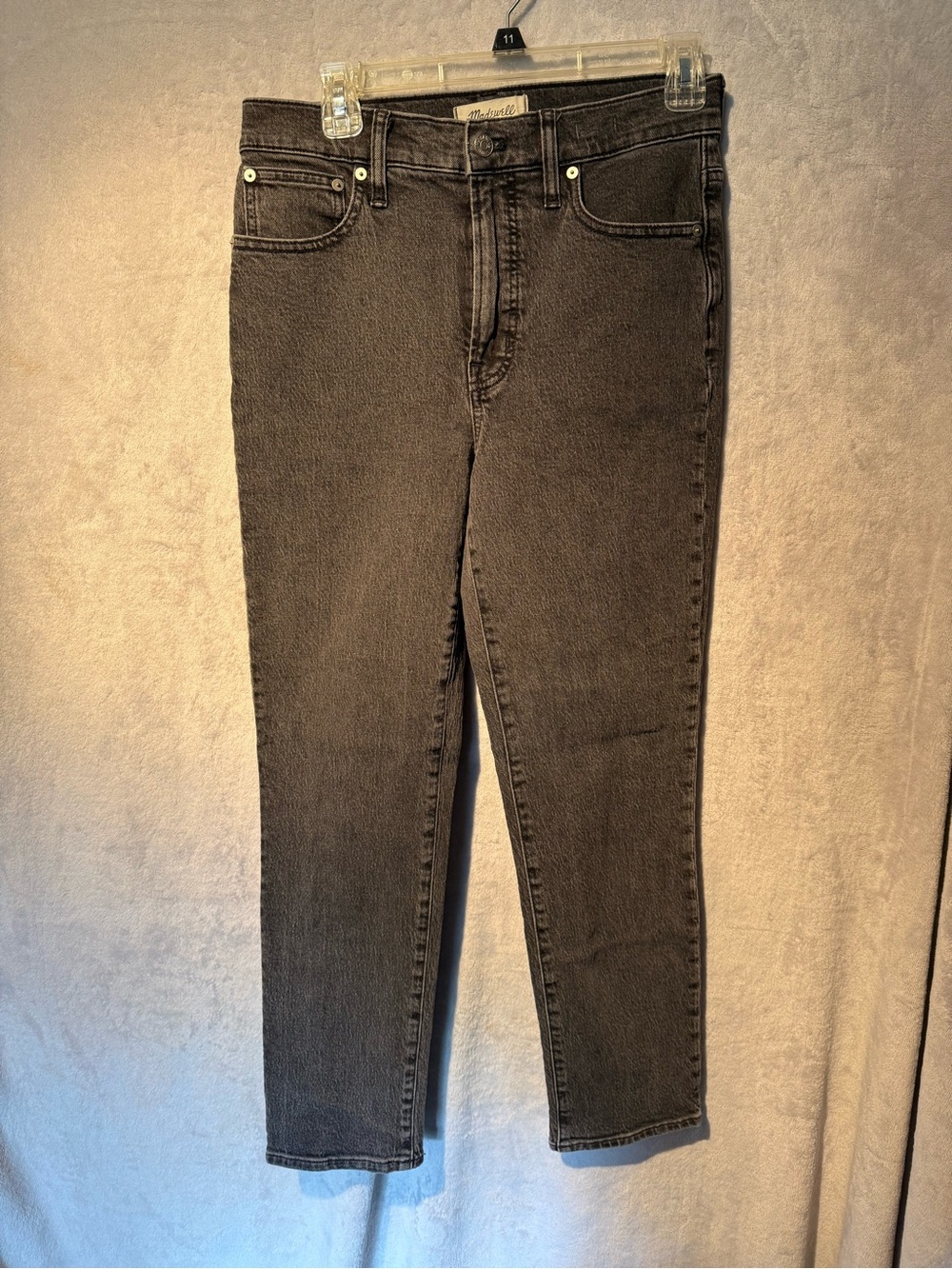 Madewell The Perfect Vintage Jean Black Wash Size 27 High Rise